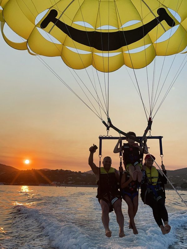 parachute ascensionnel 4 personnes sainte Maxime